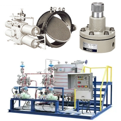 Válvula de control de flujo Deslizamiento equipado con válvula de control KOSO 710C 7300RA cilindro PRF400 válvula de reducción de presión del filtro