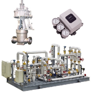 Válvula de control de flujo Deslizamiento y KOSO 400H Válvula de control 5200LA/6100LA Actuador neumático EP800 posicionador CL420/CL523 Válvula de bloqueo