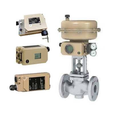Samson 3241 válvula de control de globo de la clasificación de la clase de presión ANSI 300 y acero inoxidable para válvula con válvula solenoide ASCO