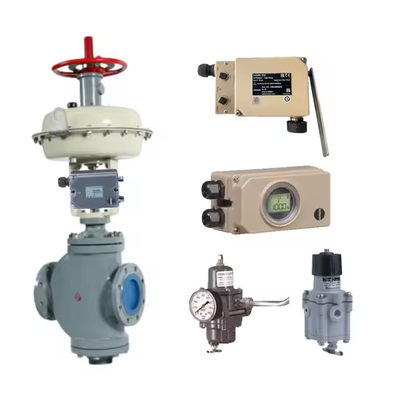 Actuadores de múltiples vueltas SA y SAR por AUMA con posicionadores de válvulas neumáticos SAMSON 3725 HART y válvulas solenoides ASCO en stock