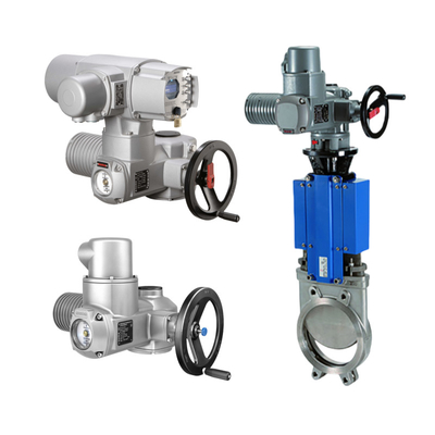 Actuadores de múltiples vueltas SA y SAR por AUMA con posicionadores de válvulas neumáticos SAMSON 3725 HART y válvulas solenoides ASCO en stock