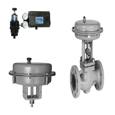 Samson 3241 válvula globo y 3271 actuador neumático, equipado con posicionador de válvula de alta calidad de producción nacional