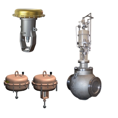 Samson 3260/3244 válvula de control y 3271/3277 actuador neumático con 3967 válvula de solenoide y China posicionador de alta calidad