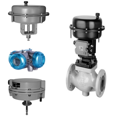 Samson 3260/3244 válvula de control y 3271/3277 actuador neumático con 3967 válvula de solenoide y China posicionador de alta calidad