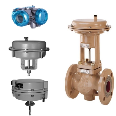 Samson 3260/3244 válvula de control y 3271/3277 actuador neumático con 3967 válvula de solenoide y China posicionador de alta calidad
