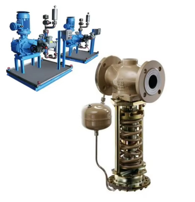 Deslizamiento de gas de combustible montado con Samson 41-23 válvula reductora de presión reguladores de presión automáticos de acero inoxidable
