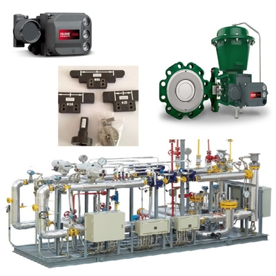 Válvula de control neumático Fisher 8580/8590 Válvula de control 1052/2052 Actuador neumático