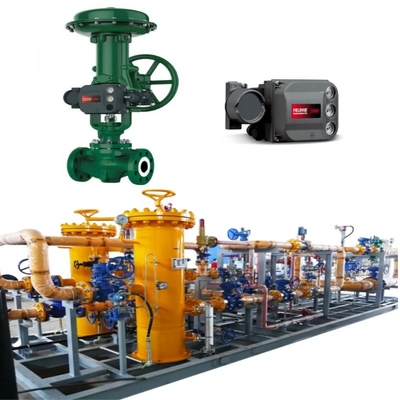 Slide de conmutación de válvulas con Fisher Easy-e ED Control Valve 585C/657/667 Actuador y DVC6020 controlador de válvula inteligente