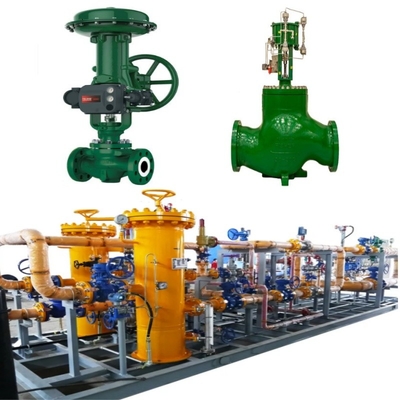 Slide de conmutación de válvulas con Fisher Easy-e ED Control Valve 585C/657/667 Actuador y DVC6020 controlador de válvula inteligente