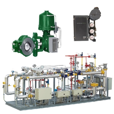 Deslizamiento de conmutación de válvula con válvula de control Fisher V250 con actuador neumático 1061 3610/3620J/3620JP posicionador de válvula