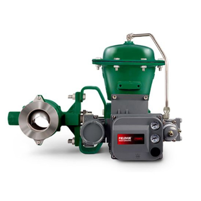 Válvula de control de flujo Deslizamiento con Fisher Vee-Ball V150/V200/V300 válvula de control 2052 actuador DVC6200 posicionador