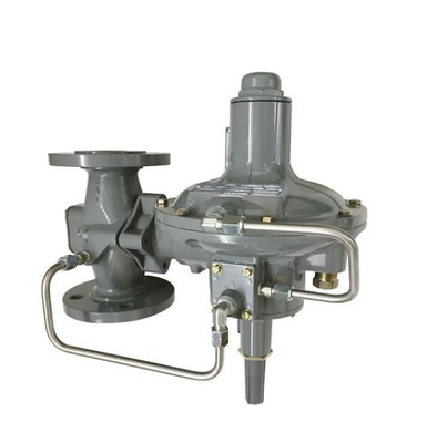 Regulador de presión/control de flujo Skid Emerson Fisher 299H/299HV/299HR/299HVR y conjunto de manómetro Wicka