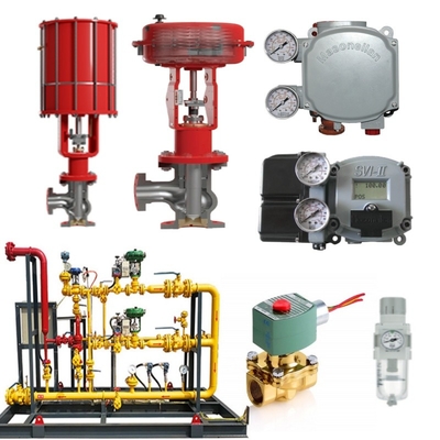 Válvula de conmutación de válvulas de deslizamiento Masoneilan 71000 Válvula de control 87/88 Actuador SVI FF/SVI-3 ACSO Válvula solenoide regulador de tensión SMC
