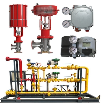 Válvula de conmutación de válvulas de deslizamiento Masoneilan 71000 Válvula de control 87/88 Actuador SVI FF/SVI-3 ACSO Válvula solenoide regulador de tensión SMC