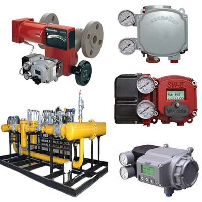 Válvula de gas natural deslizamiento por Masoneilan 35002 Tipo de válvula de control 35 Actuador SVI1000/SVI2/SVI3 posicionador ACSO válvula de solenoide