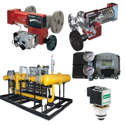 Válvula de gas natural deslizamiento por Masoneilan 35002 Tipo de válvula de control 35 Actuador SVI1000/SVI2/SVI3 posicionador ACSO válvula de solenoide