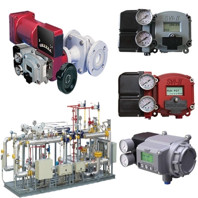 Válvula de gas natural deslizamiento por Masoneilan 31000 Válvula de control SVI II AP SVI3 posicionador de válvula ASCO Solenoide Valve Set