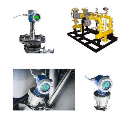 Misión de nivel radiométrico en punto de no contacto + transmisor compacto Hauser Gammapilot FMG50
