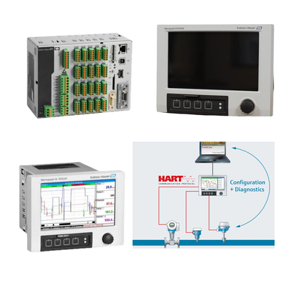 Skid - Monta el administrador de datos y energía con hasta 20 entradas analógicas / HART y 14 entradas digitales Endress+Hauser Memograph M RSG45