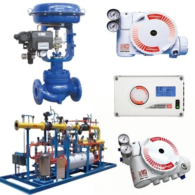 Posicionador de servicio de flujo 3200MD 520MD 3800 con actuador Spirax Sarco para el rango de temperatura de los medios de aire, aceite y gas de -40 ° a 85 °