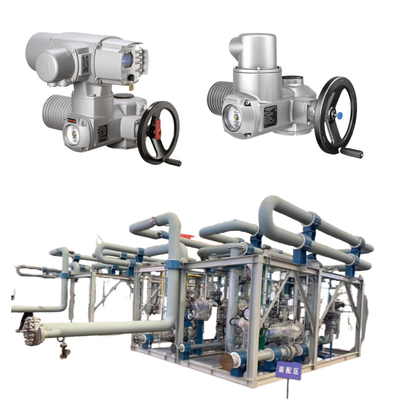 Uso del sistema de deslizamiento de gas y aceite AUMA SA 07.2 a 16.2 SAREx 25.1 a 40.1 Actuador de múltiples giros En stock