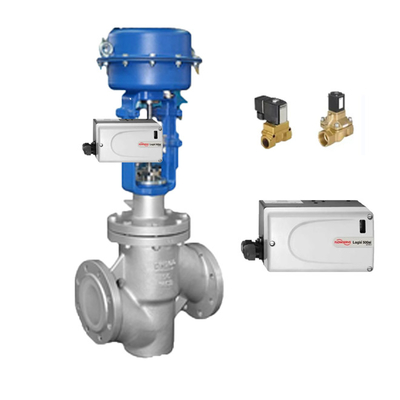 Posicionador de flujo 510 520MD 3200MD con válvulas de solenoide de Burkert