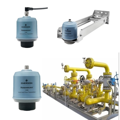 Unidad de tratamiento de agua montada en patinaje con Emerson Rosemount Modelo 1280 Radar sin contacto Nivel y flujo
