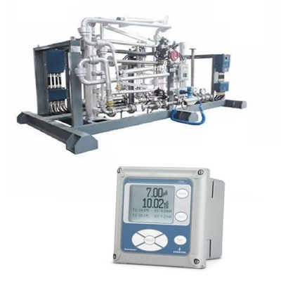 El dispositivo de medición de gas está equipado con EMERSON Rosemount 1056 Transmisor inteligente de cuatro cables