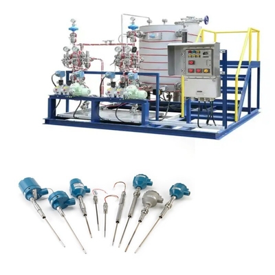 Deslizamiento montado con Rosemount 214C sensor de temperatura y EMERSON 148 248 644 648 Transmisor 114C Thermowell