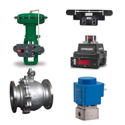 China Control de válvula con TopWorx Dxp Limit Switch Danfoss Solenoide válvula y Fisher DVC2000 DVC6200 posicionador de válvula inteligente banda magnética y soporte