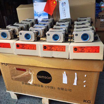 Samson Pneumatic Smart Positioner 3730-31001 con la válvula de mariposa y la válvula electromagnética de Asco
