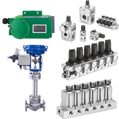 Válvula de control de SPIRAX SARCO Foxboro SRP981 Posicionador de válvula ASCO 2/2 vía 24V Válvula solenoide SMC Válvula reductora de presión