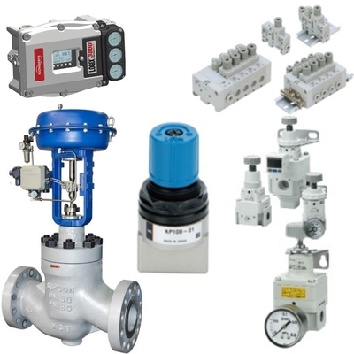 Posicionador de válvulas digitales Flowserve 3800 520MD 3200MD con válvulas solenoides ASCO para válvula de control de flujo neumático