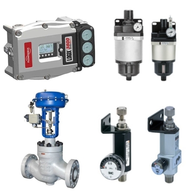 Posicionador de válvulas digitales Flowserve 3800 520MD 3200MD con válvulas solenoides ASCO para válvula de control de flujo neumático