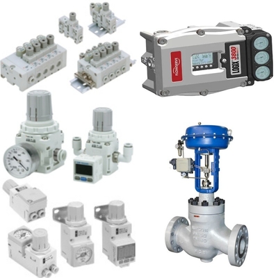 Válvula de control para el servicio de flujo logix 3800MD 3200MD Logix 520md Smart Valve Positioner actuador neumático de servicio de flujo