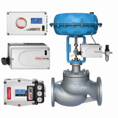 Válvula de control para el servicio de flujo logix 3800MD 3200MD Logix 520md Smart Valve Positioner actuador neumático de servicio de flujo