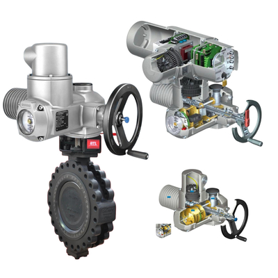 Auma SA 07.6 SA 07.2 SA16.2 Actuadores de válvulas giratorias Auma Actuador eléctrico de múltiples vueltas para servicio abierto y cerrado