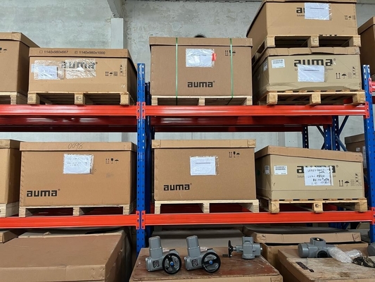 Materiales del cuerpo de acero al carbono Actuador de válvulas eléctricas SA07.2 SA07.6 SA14.2 SA10.2 SA16.2 Con controlador AM Y caja de cambios GST con válvula de bola china