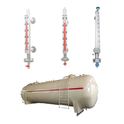 Medidor de nivel magnético FeeJoy BI de acero inoxidable para tanques de almacenamiento