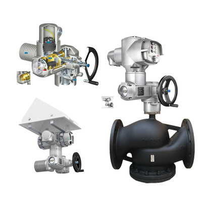 Auma SQ SQR Actuador eléctrico de giro parcial de alto rendimiento SQ10.2 SQ07.2 SQ12.2 SQ14.2 SQ05.2 Para servicio abierto-cerrado