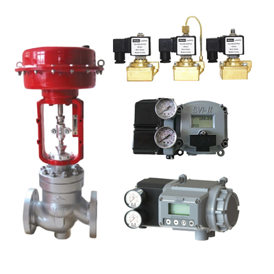 Válvula de solenoide Parker 321f35 con posicionador de válvulas Masoneilan SVI2 adecuado para energía eléctrica