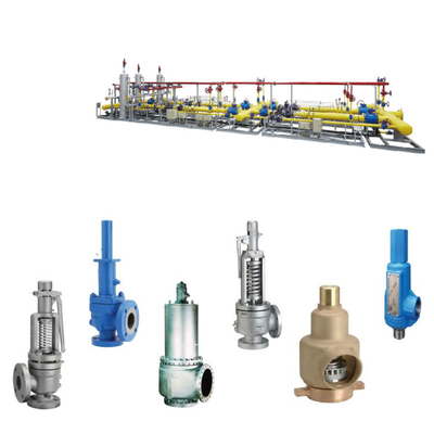 Compresor de aire Slide-montado Crosby alivio de presión y válvulas de seguridad de acero inoxidable hierro fundido para aplicaciones de seguridad de vapor