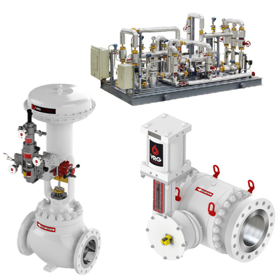 Válvulas de control neumáticos VRG Válvula de control rotativa lineal Fisher DVC6200 posicionador de válvulas para aplicaciones de control de gas natural