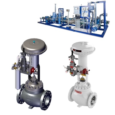 Válvulas de control neumáticos VRG Válvula de control rotativa lineal Fisher DVC6200 posicionador de válvulas para aplicaciones de control de gas natural