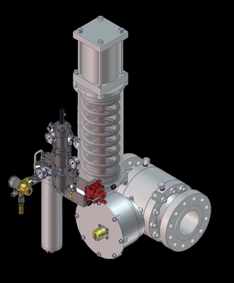 Válvulas de control neumáticos VRG Válvula de control rotativa lineal Fisher DVC6200 posicionador de válvulas para aplicaciones de control de gas natural