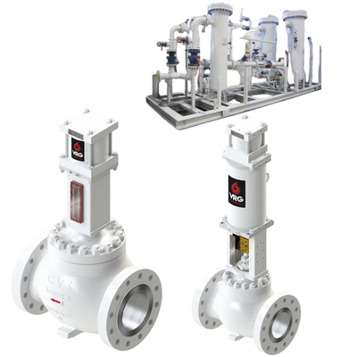 VRG Válvulas de control lineal neumático LHPA-DA LHPA-SR Dirección de flujo caracterizado y atenuación del ruido para el control del gas natural