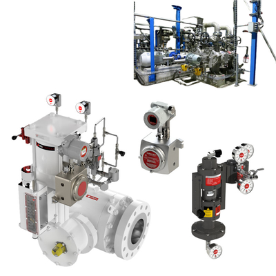 VRG Actuador de válvula de control neumático RCVC3000 Controlador de válvula de círculo rojo Válvulas de control rotativas neumáticas de alta presión
