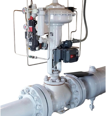 Válvula de control accionada neumáticamente VRG VGP-100 Valve Gas Positioner Controller personalizado para la industria del gas natural