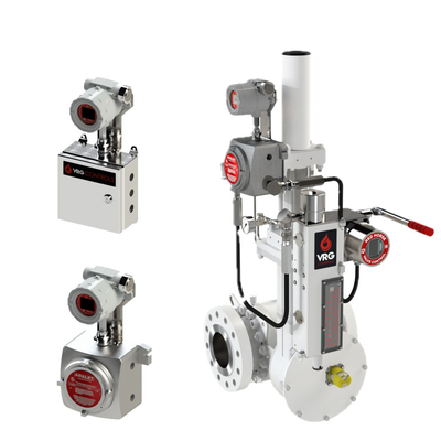 VRG Paquetes de válvulas de control giratorias de válvulas modulares personalizadas de posicionamiento de gas Controladores piloto para la industria de control de gas natural