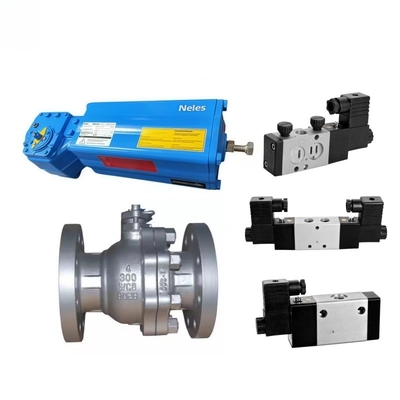 Stock Neles Serie K Switch de límite de doble acción B1 Valmet Tipo de pistón Cuarta vuelta Actuadores neumáticos con válvula de bola